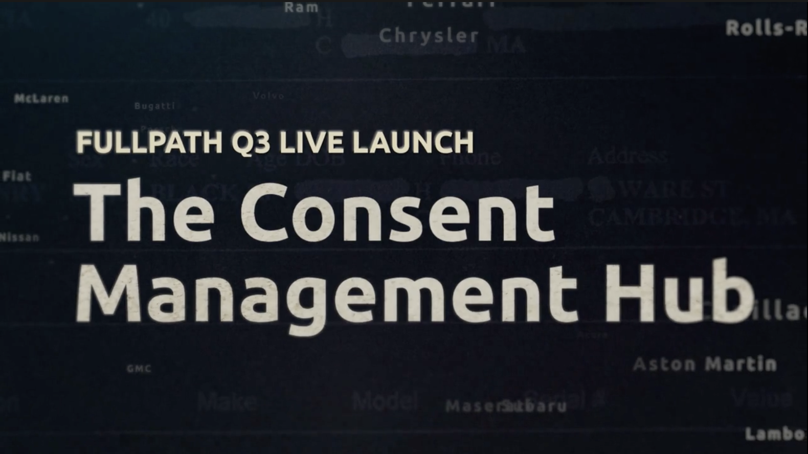 Q3 2026 Live Launch: Consent Management Hub